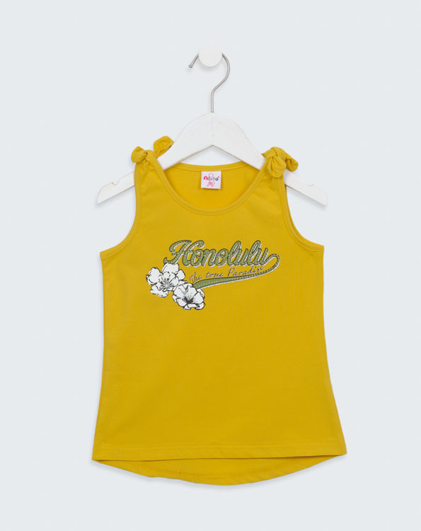 Picture of C2058 - GIRLS COTTON SLEEVELES TOP 4-16 YEARS